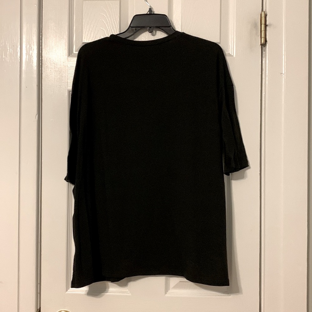 Women’s black t shirt with skeleton hands - Picture 2 of 2